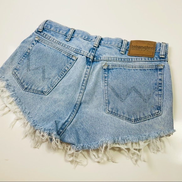 Wrangler Pants - WRANGLER High Rise Cutoff Shorts